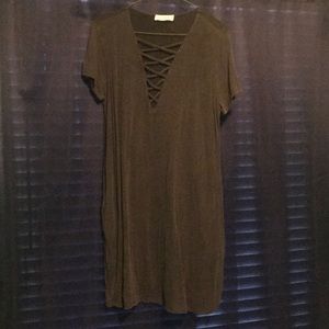 T shirt dress with pockets
